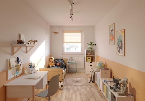 Musterbild zeigt ein gemütliches Kinderzimmer