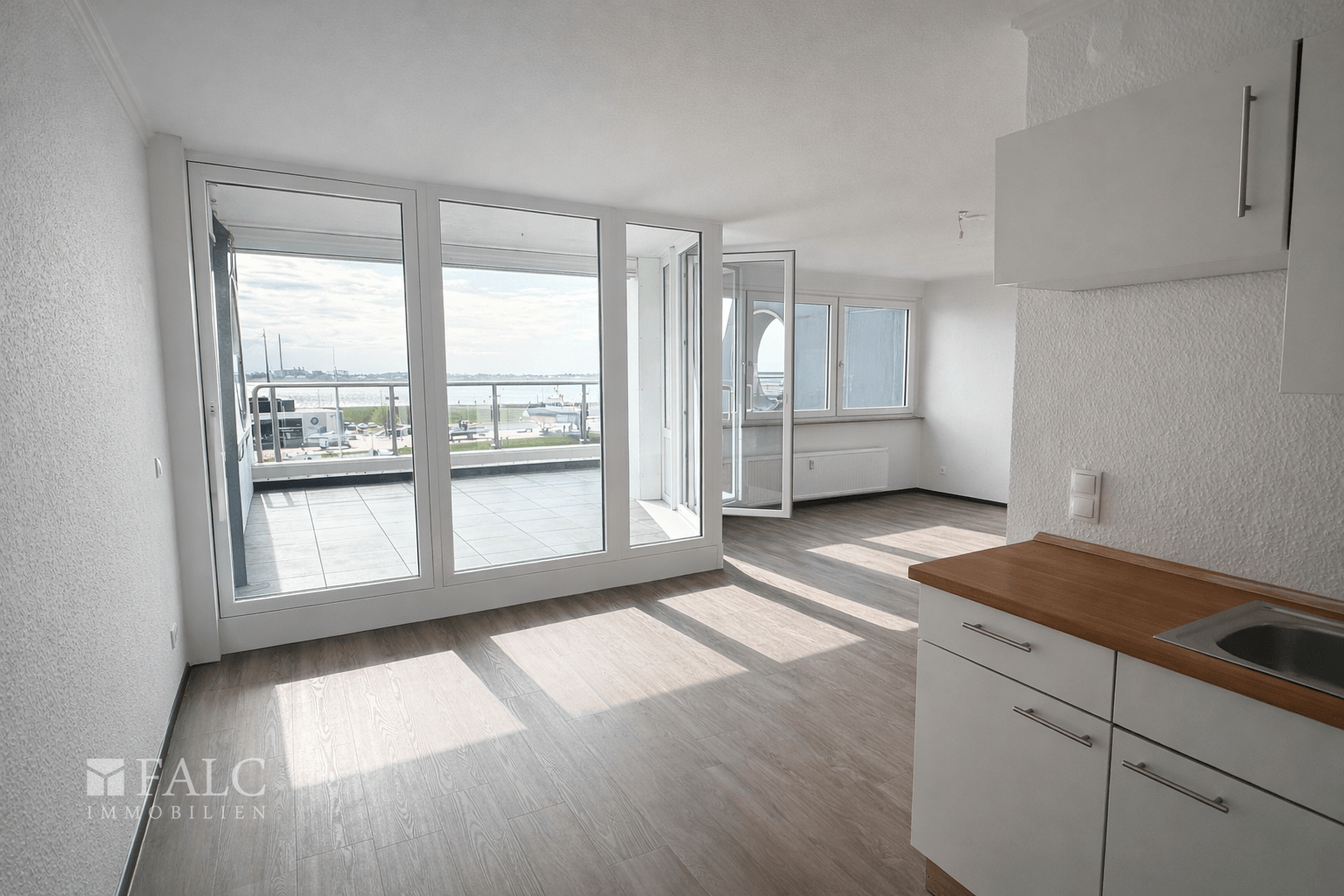 Offene Küche zum Wohnzimmer