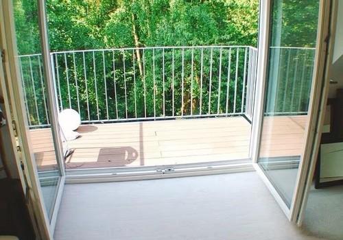 Balkon mit Naturblick