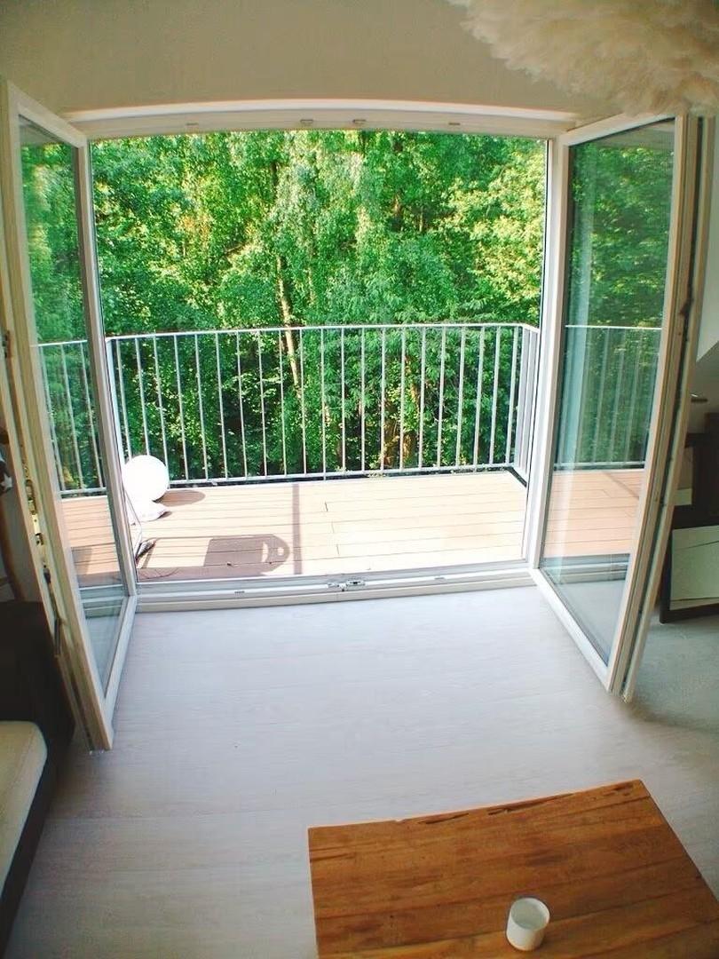 Balkon mit Naturblick