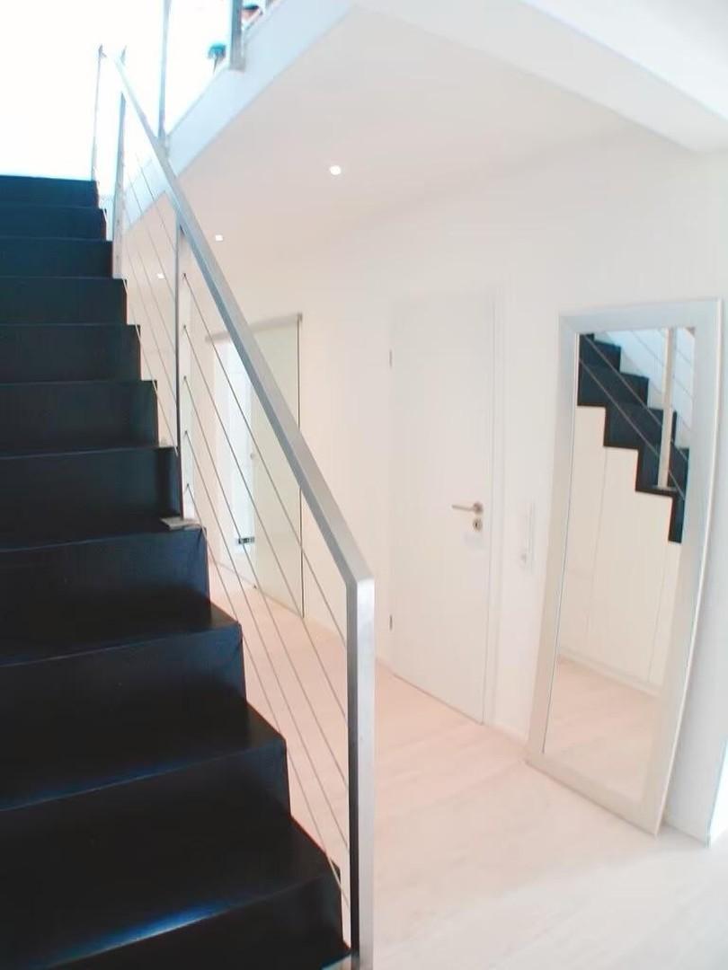 Designtreppe Edelstahlhandlauf