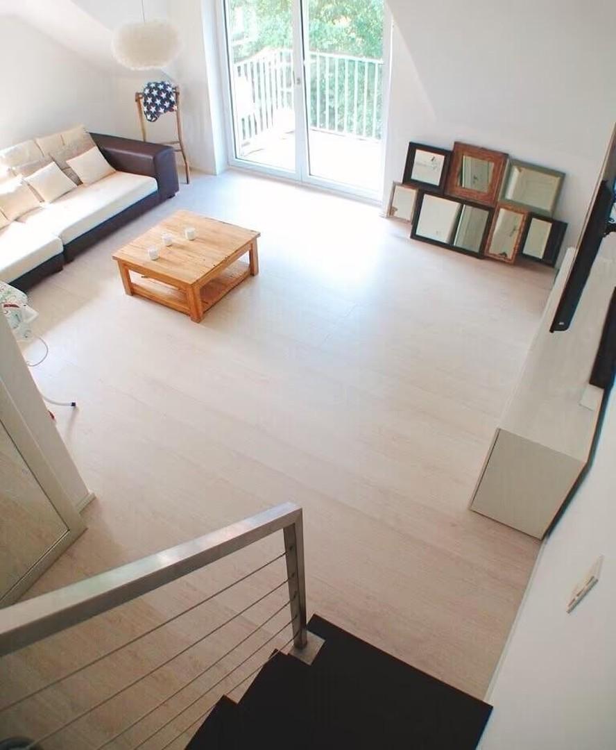 Blick zum Wohnbereich 