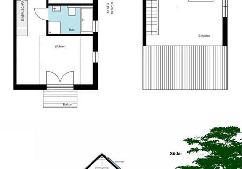 Grundrisse / Gebäudeschnitt