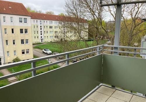 Blick vom Balkon