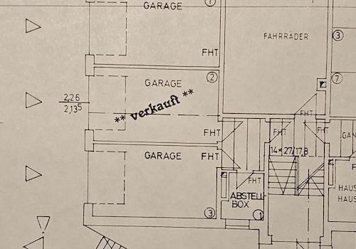 Grundriss Garage