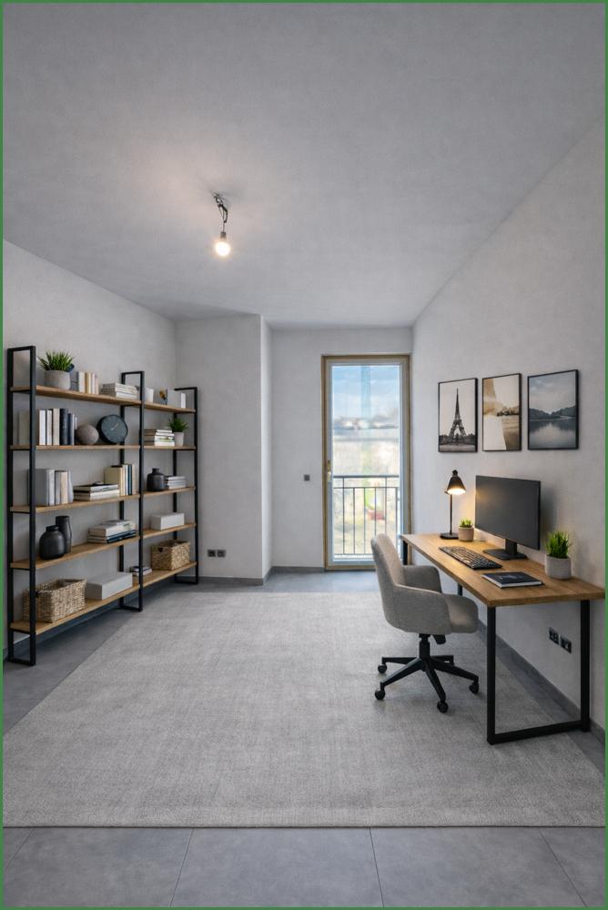 Büro möbliert - KI generiert