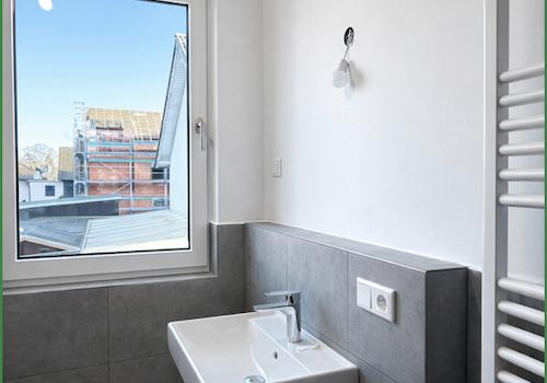 Badezimmer mit Handtuchheizung