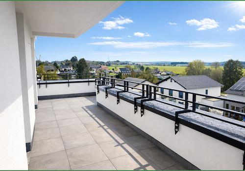 Aussicht vom Balkon
