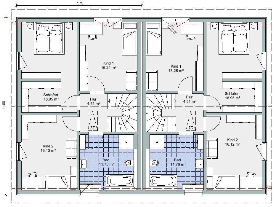 Twin 136 - Dachgeschoss