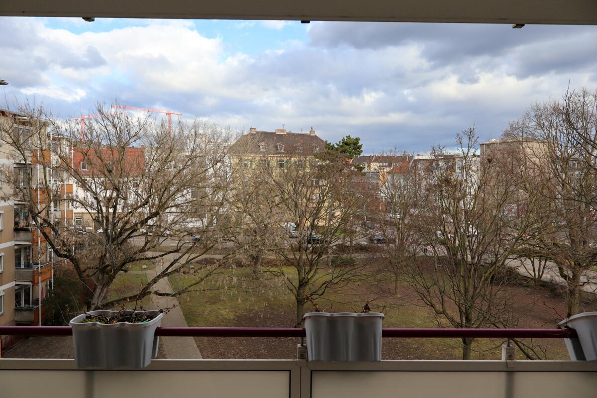 Blick vom Balkon 