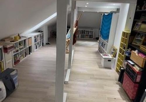 teilausgebauter Dachboden