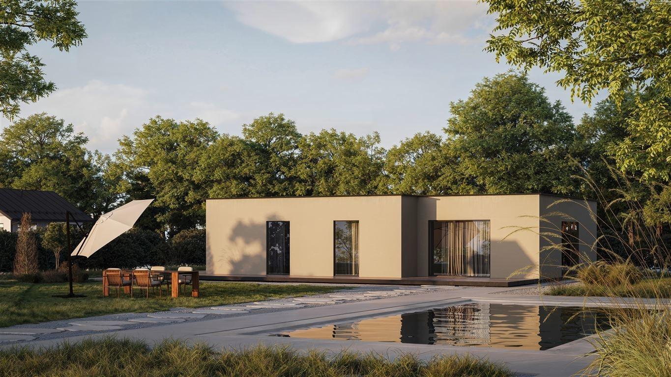 Bestseller KOMFORT 116 - Bunglow-Ansicht-Flachdach