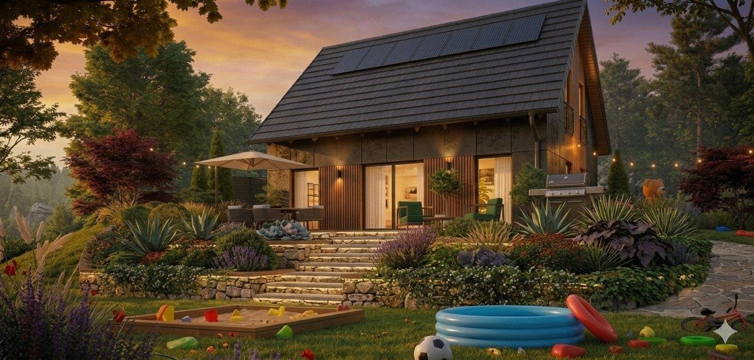 Paradies mit leichter Hanglage