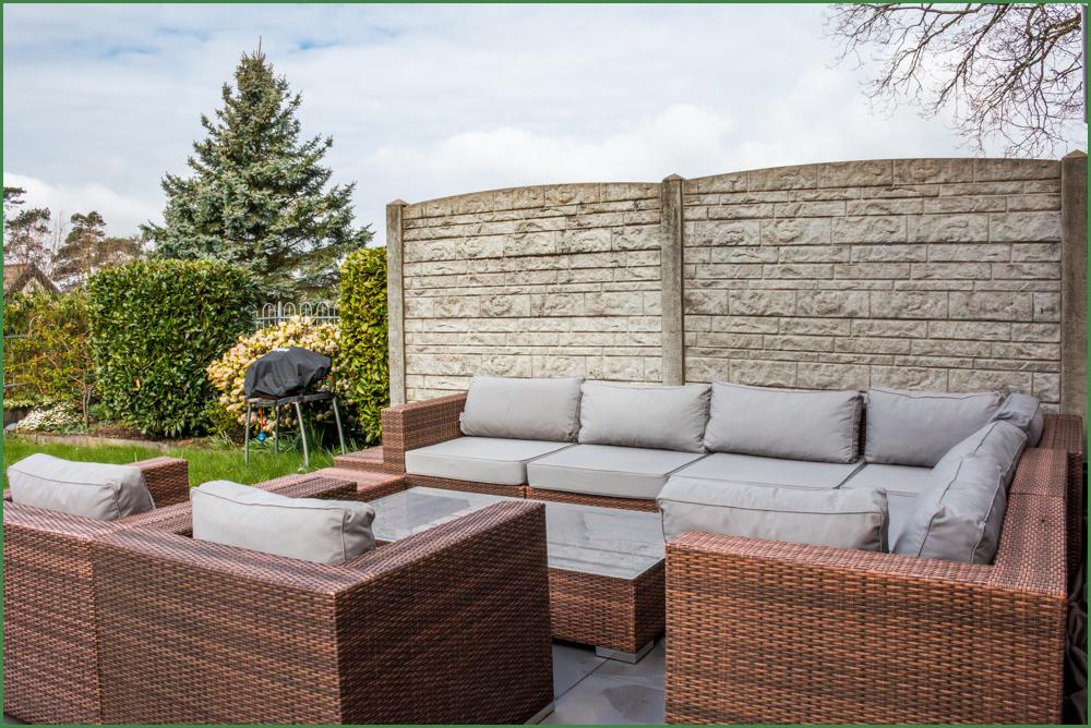 Sitzecke auf der Westterrasse