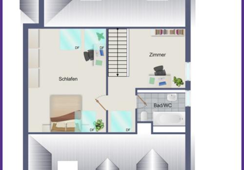 Grundriss Spitzboden