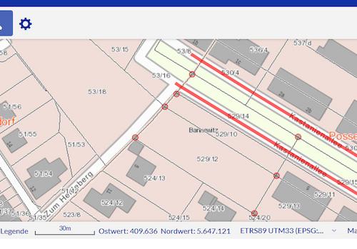 Flurkarte Kastanienallee
