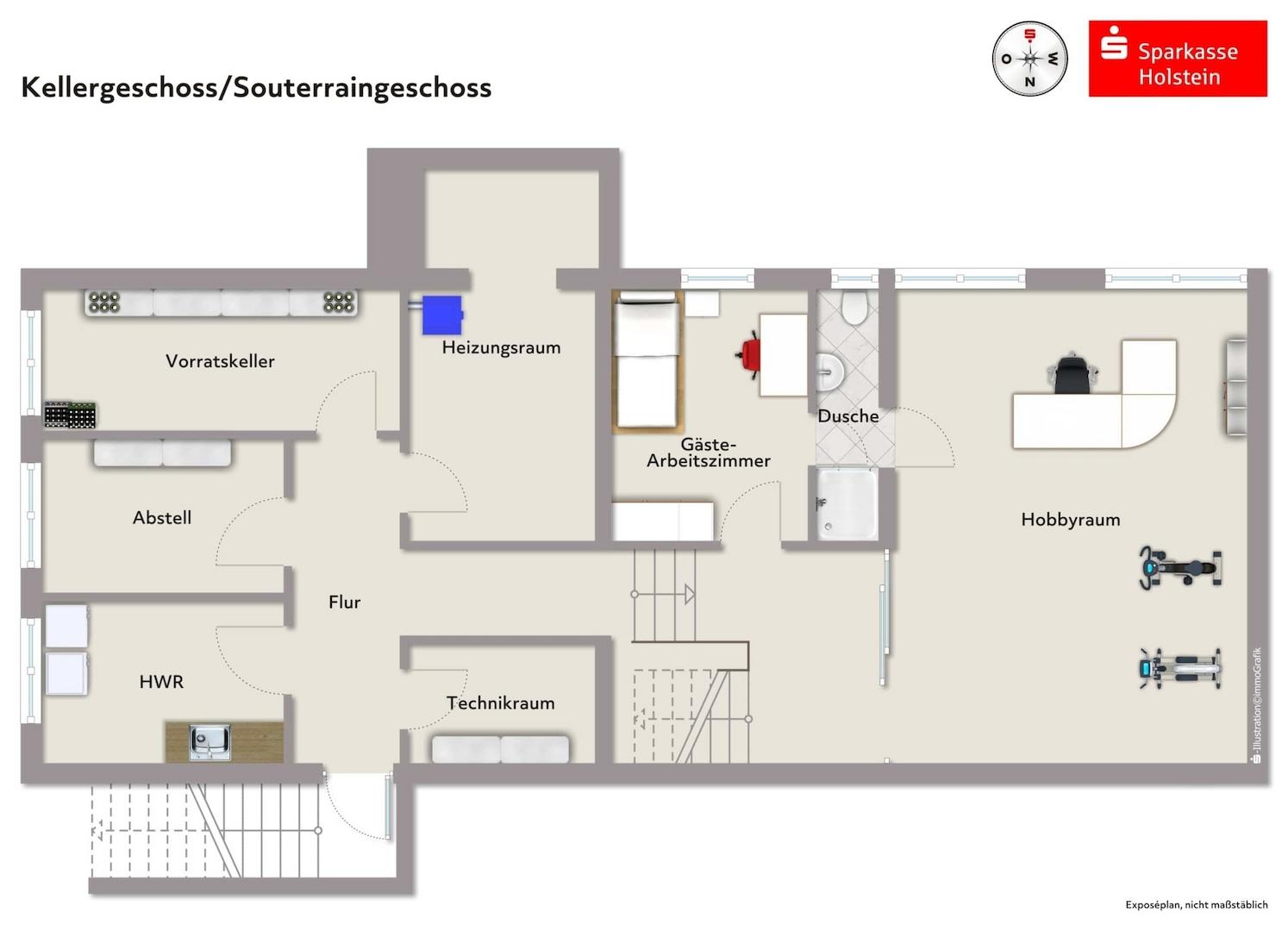 Souterrain-/Kellergeschoss