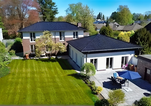 Zweifamilienhaus Rückseite