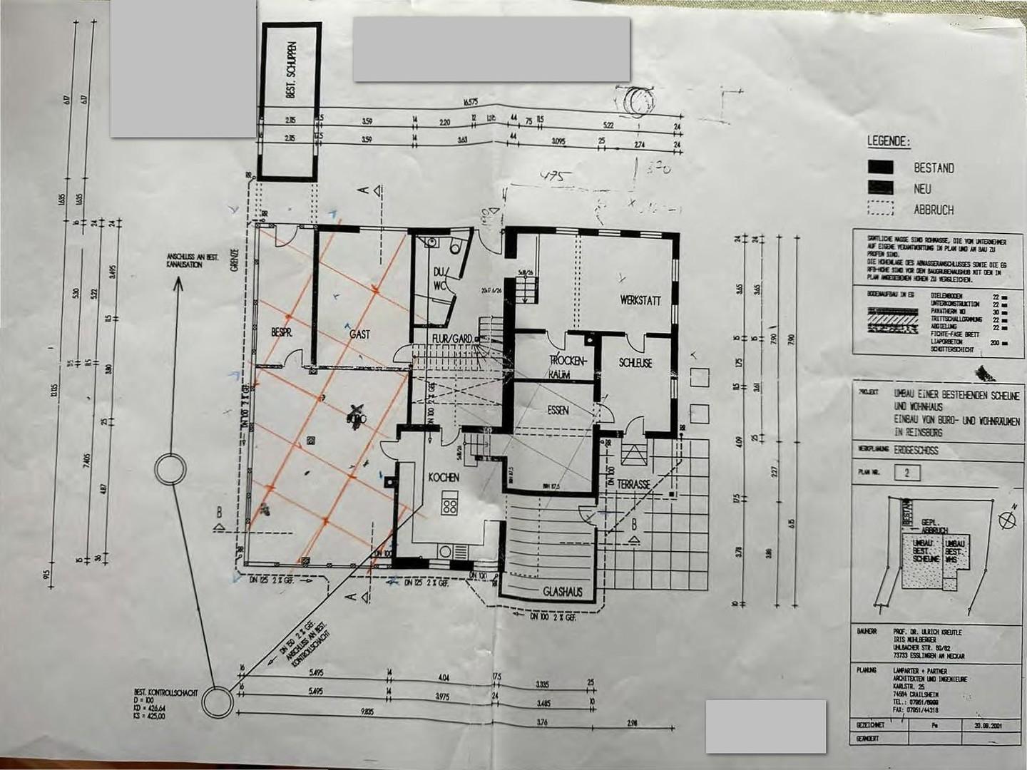 Grundriss Erdgeschoß