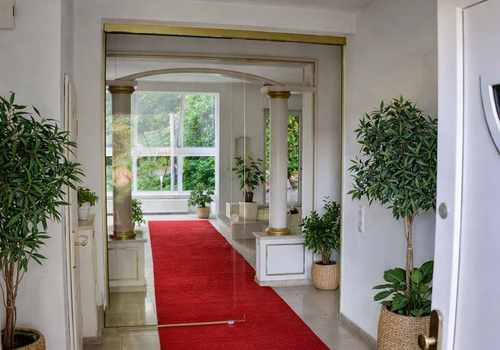 Blick nach Entree ins Haus