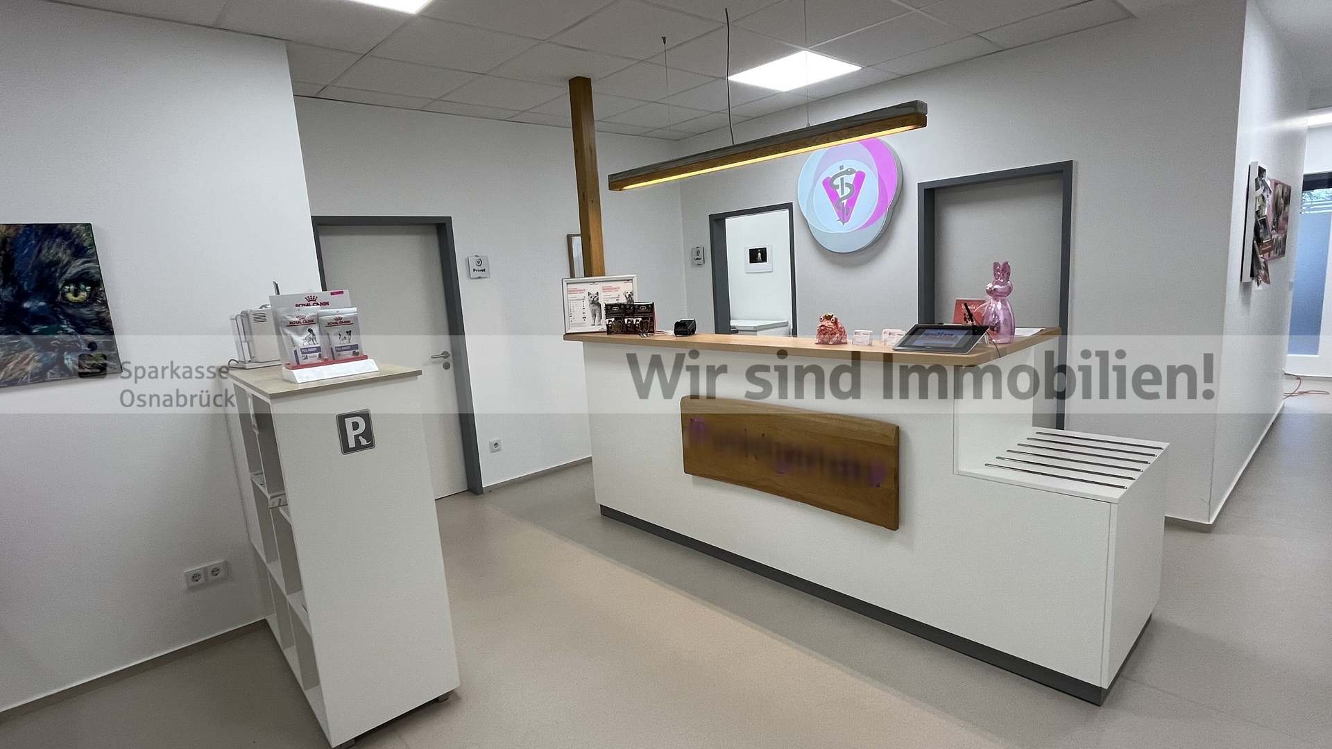 Empfang Tierarztpraxis