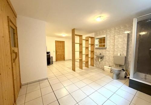 Wellnessraum mit Kamin