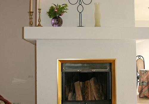 Gemütlich: der offene Kamin