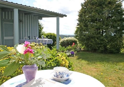 Kleiner Austritt und Garten