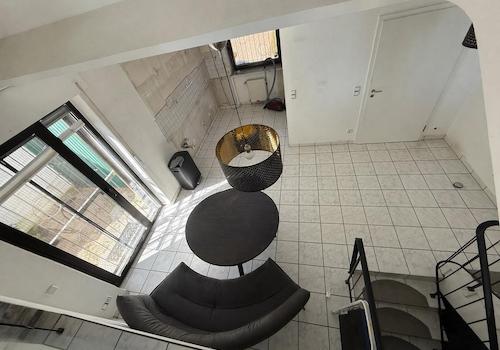 Blick aus dem WZ in Küche/Essz