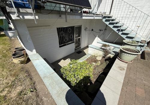 Ansicht vorm 3. Schlafz. 