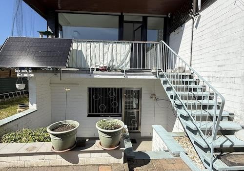 Außentreppe zum Balkon