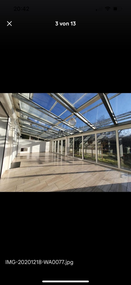 EG-Wintergarten Doppeltverglas