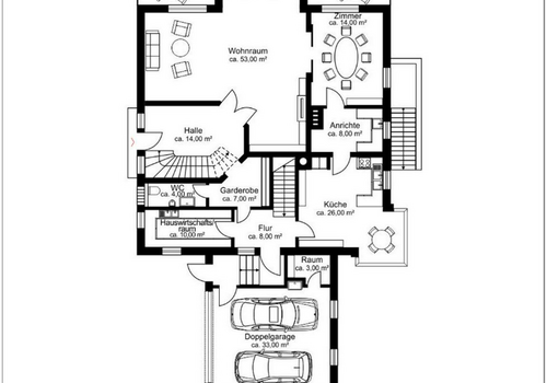 Grundriß Erdgeschoß