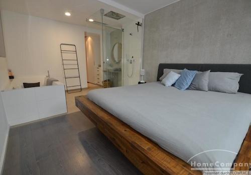 Schlafzimmer-Badezimmer