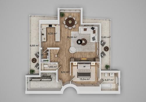 Grundriss 1OG 