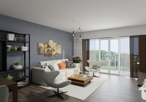 Visualisierung Wohnen-Essen