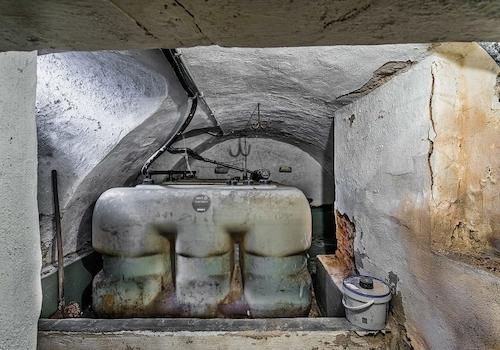 Öltanklager im Keller