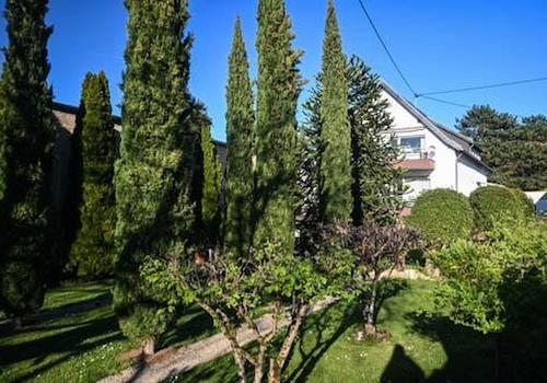 Rückansicht mit Garten