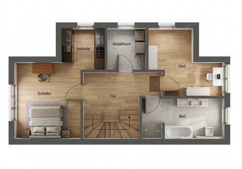 Grundriss Obergeschoss