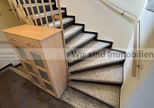 Treppe zum Dachgeschoss