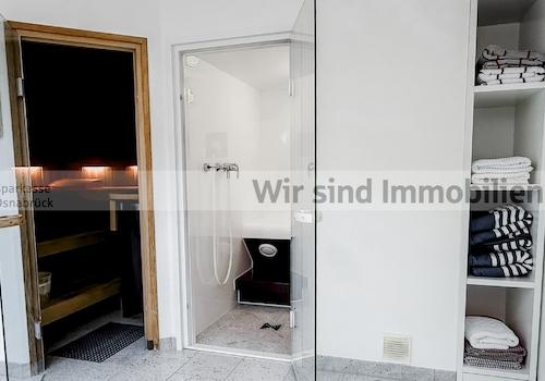Sauna + Dampfsaunna im UG