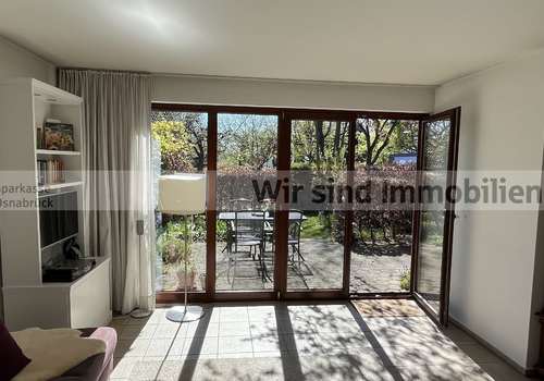 Blick auf die Terrasse