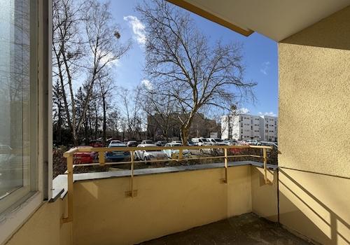 Blick vom Balkon