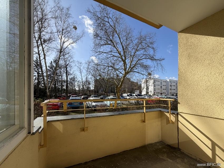Blick vom Balkon