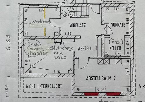 Grundriss Keller