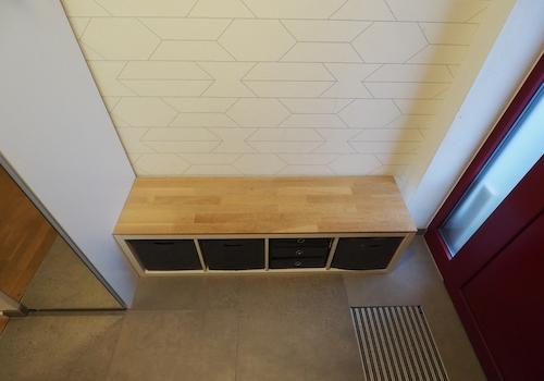 Stauraum im Eingangsbereich