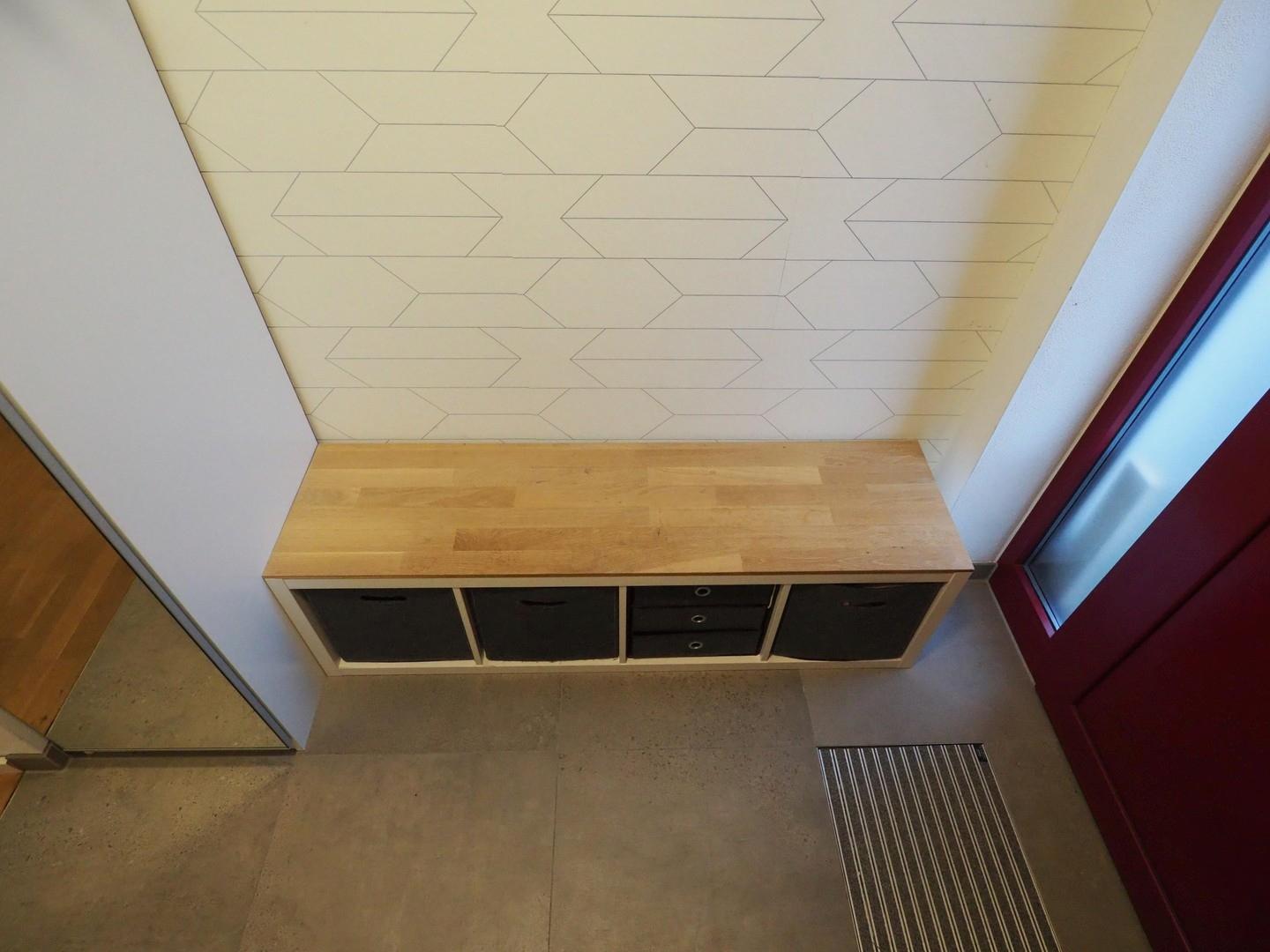 Stauraum im Eingangsbereich