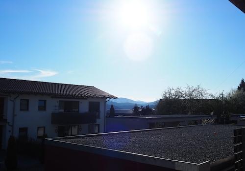 Ausblick vor Haustür