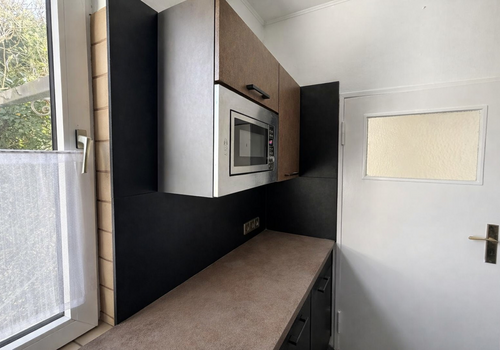 Einbauküche Mikrowelle