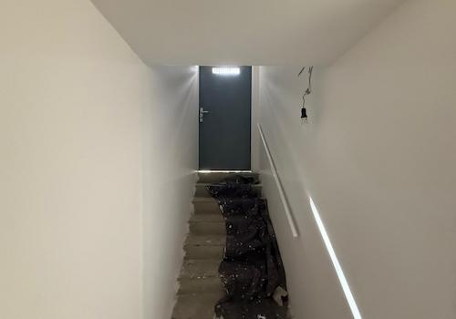 Treppenaufgang zum Garten